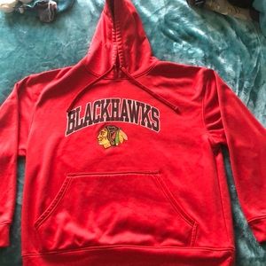 Black hawks sweat shirt